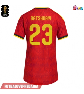 Lacne Ženy Futbalové dres Belgicko Michy Batshuayi #23 MS 2026 Krátky Rukáv - Domáci